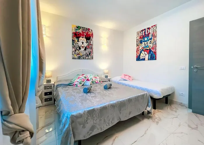 דירה Modern Flat With Terrace For Large Families In